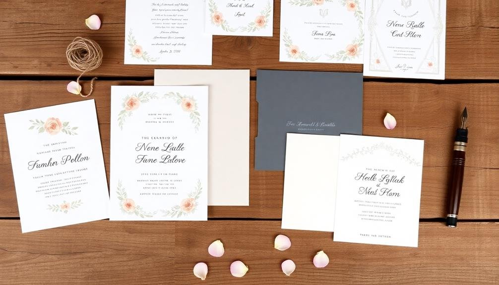 affordable elegant wedding invitations