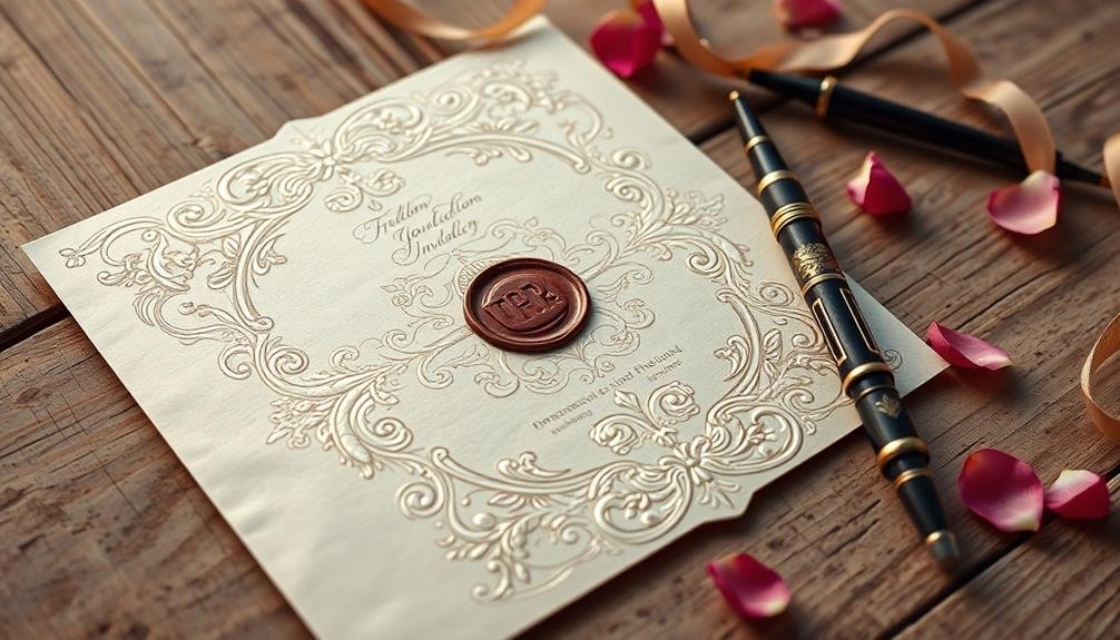 affordable engraved wedding invitations