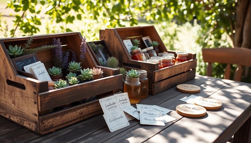 affordable garden wedding favors