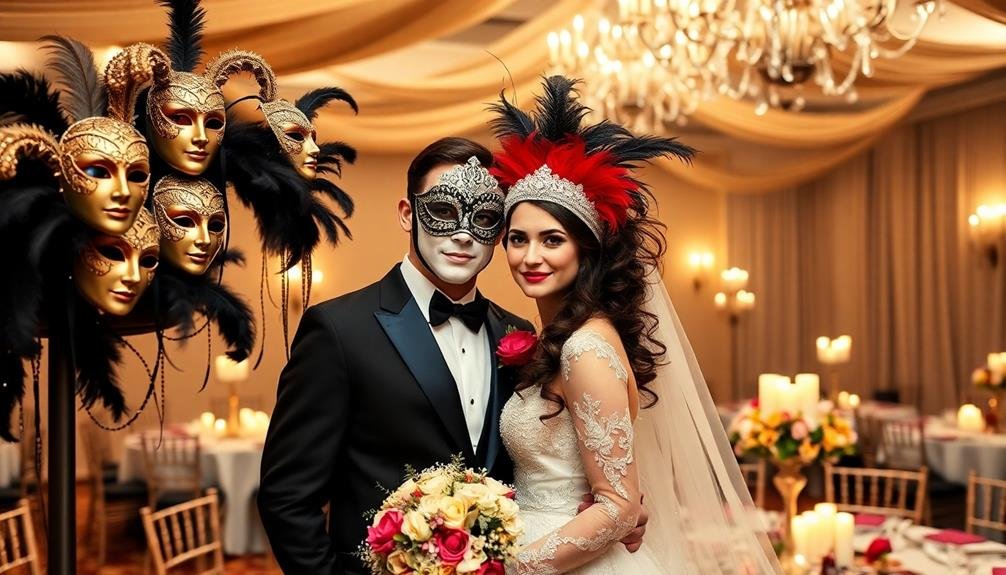 affordable masquerade wedding accessories