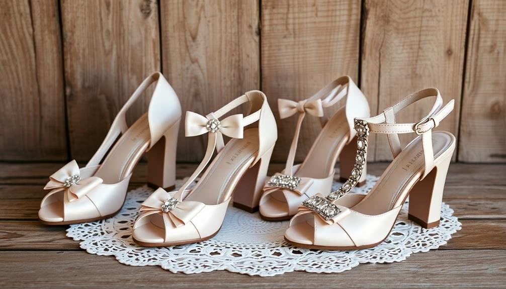 affordable retro wedding footwear