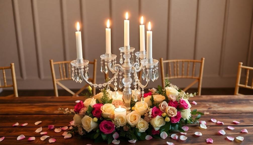 affordable romantic wedding candelabras