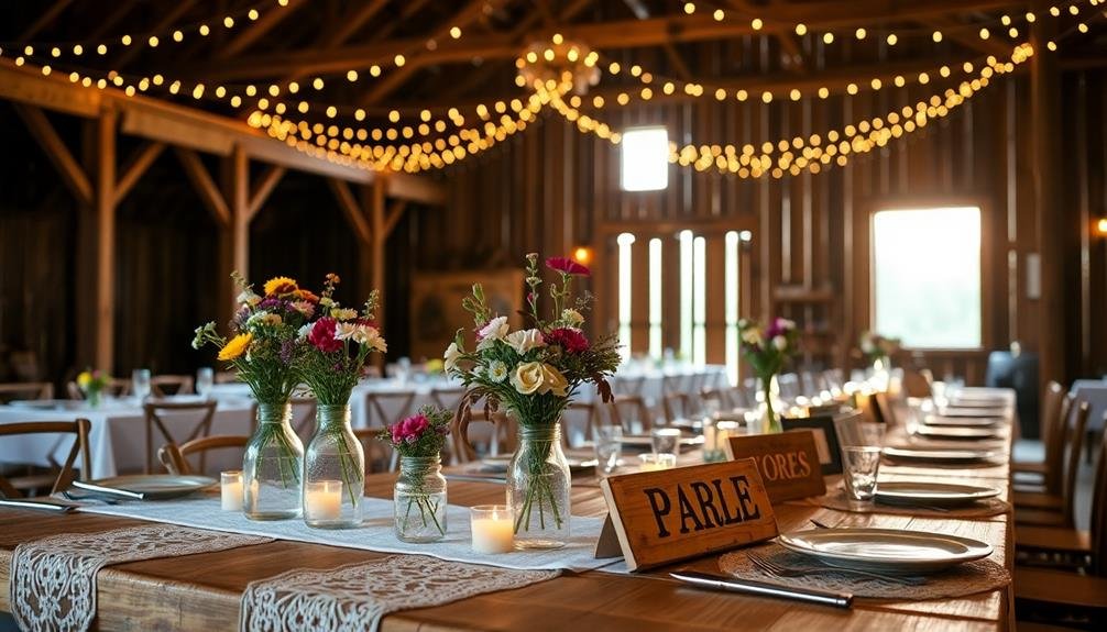 affordable vintage wedding decor