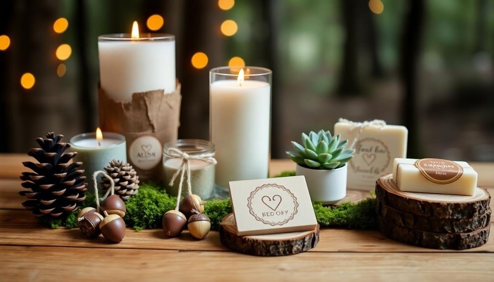 affordable woodland wedding favors