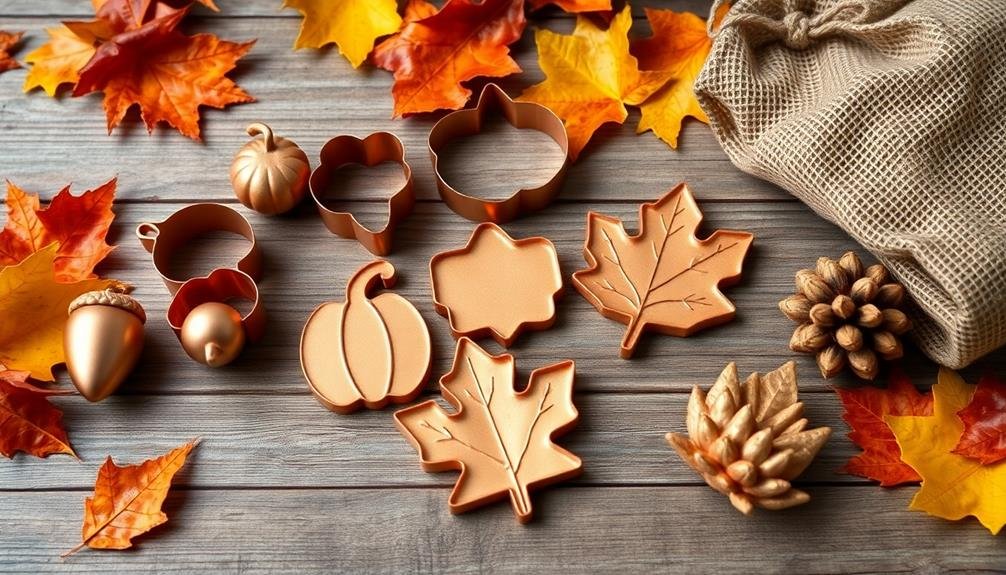 autumn themed baking tools