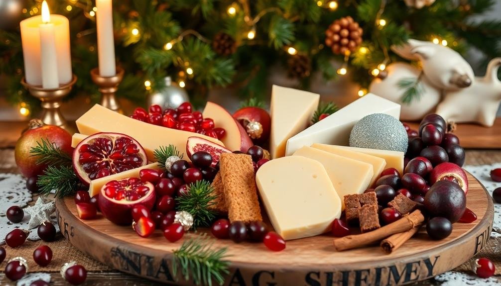 autumnal cheese and fruit
