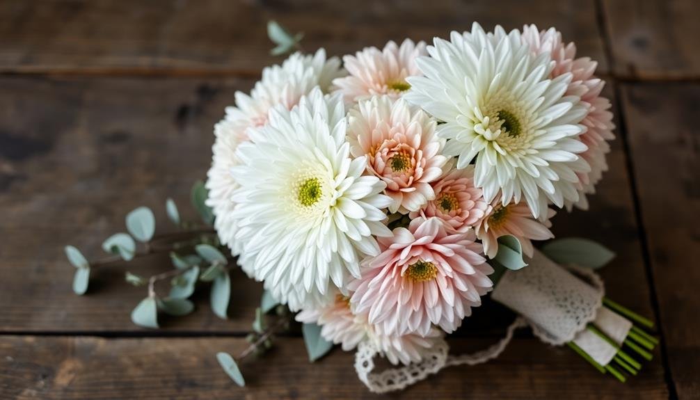 beautiful autumn blooming flowers