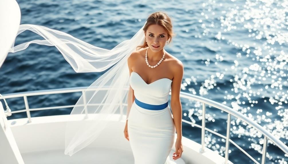 budget friendly nautical wedding dresses