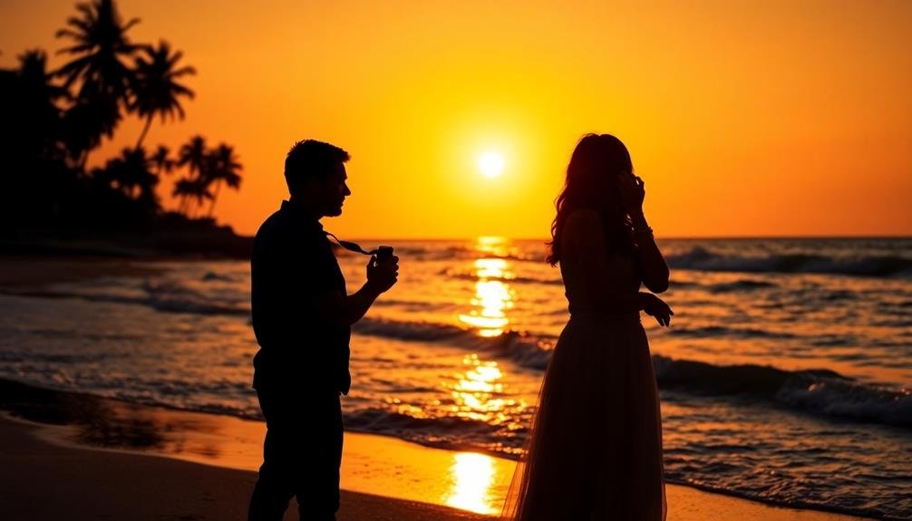 budget friendly sunset wedding ideas