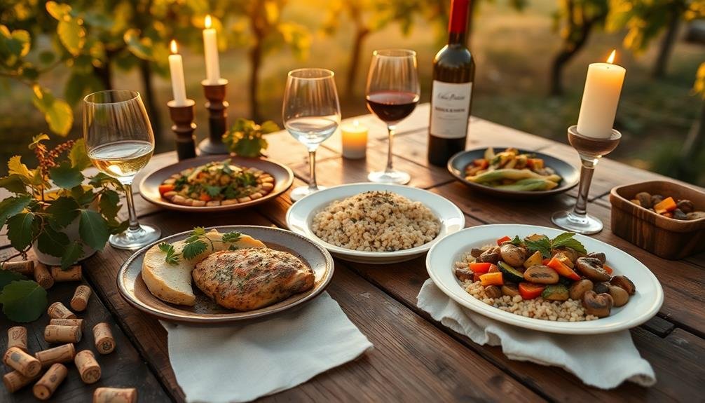 budget friendly wine pairing dishes