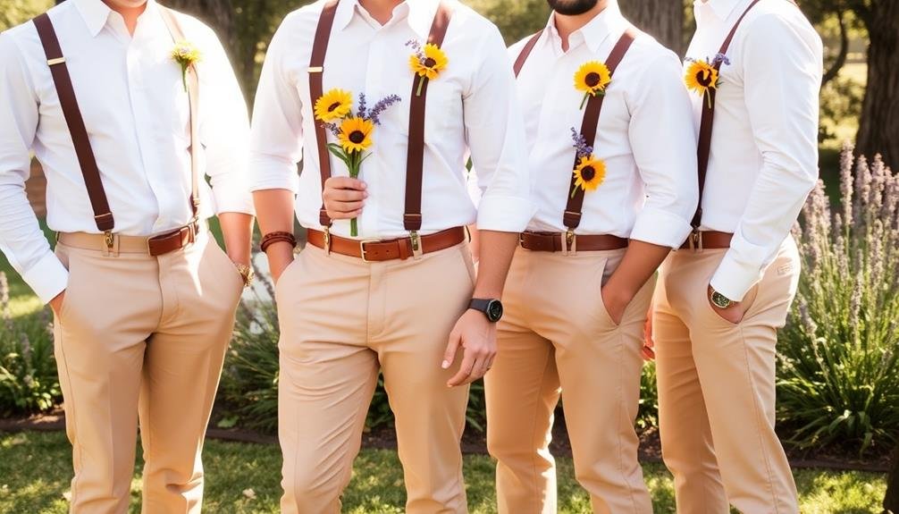 casual groomsmen outfit choices