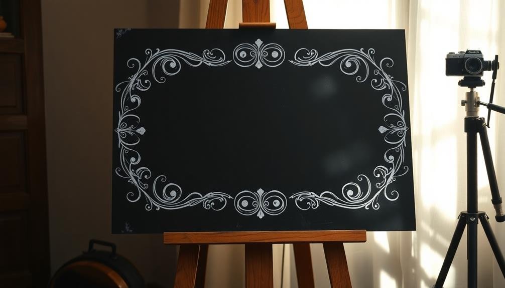 chalkboard hashtag showcase