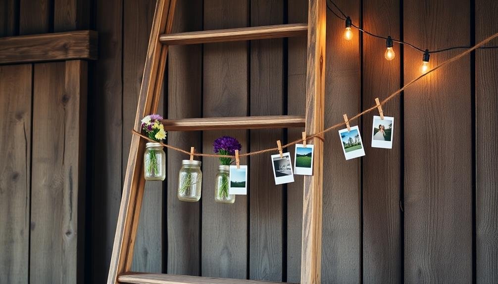 charming rustic photo displays