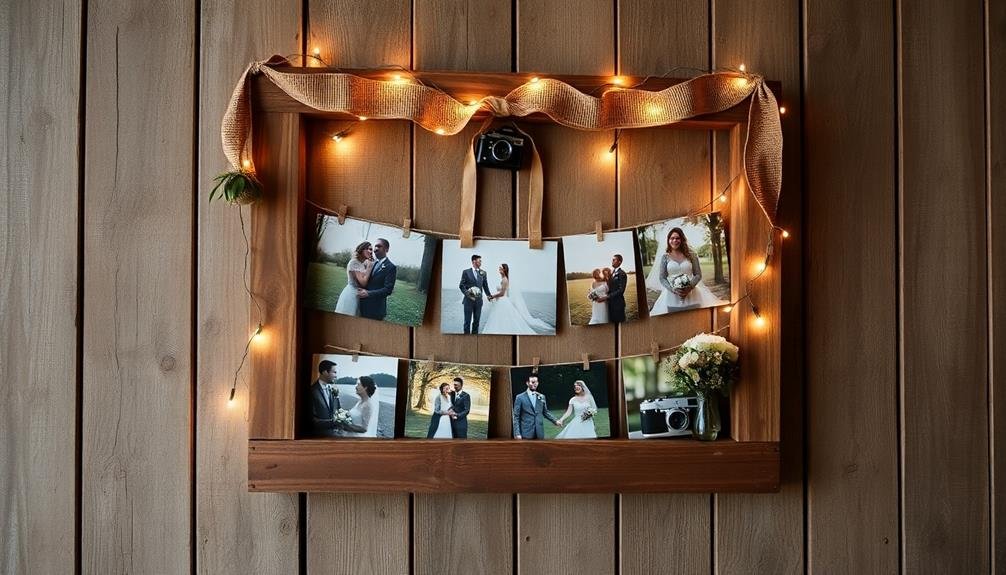 charming rustic wooden frame