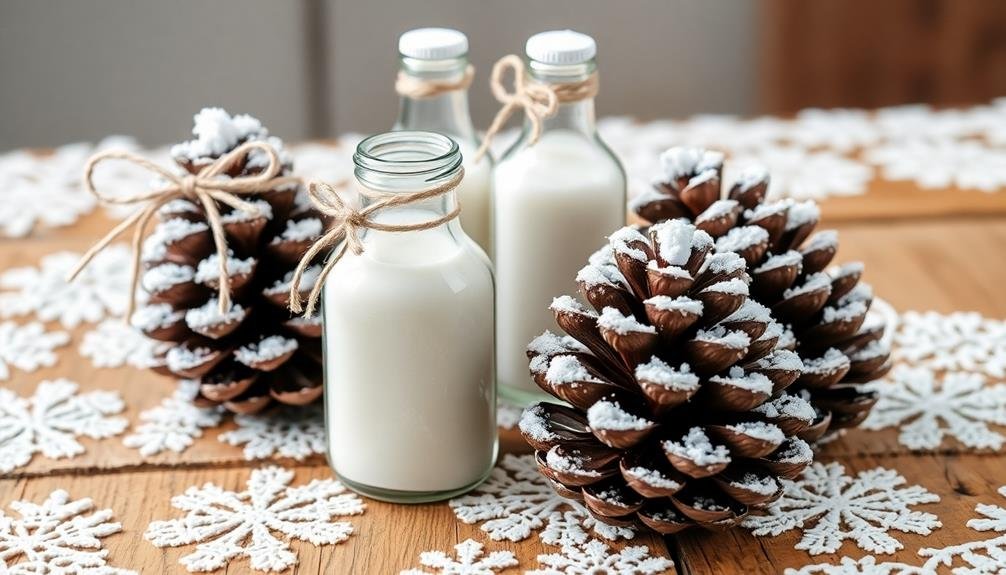 charming winter themed party favors