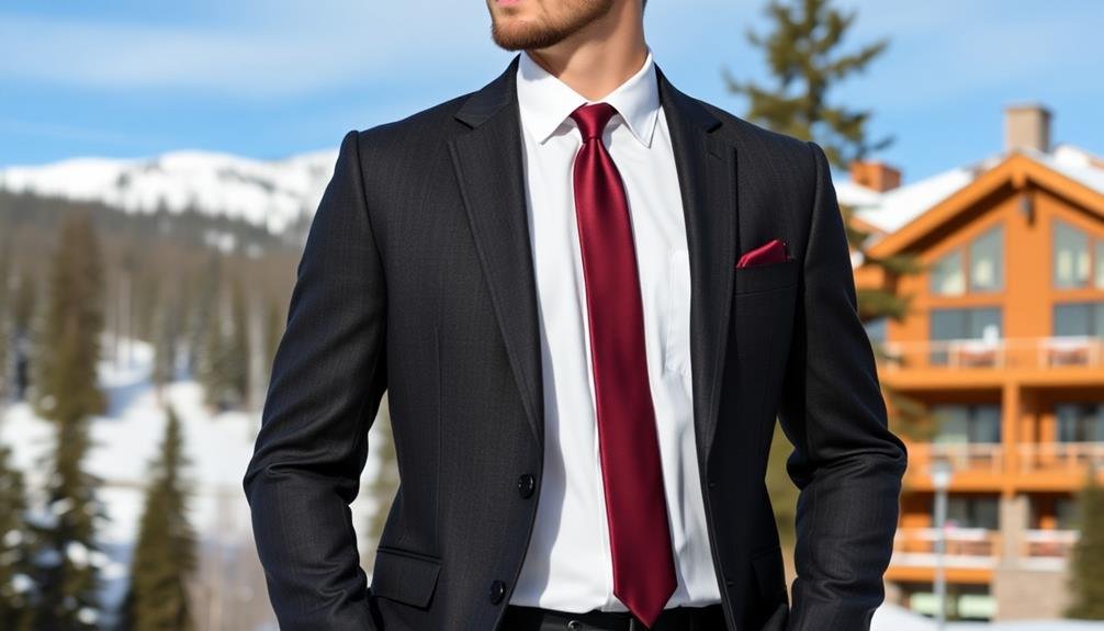 chic winter suit fashion