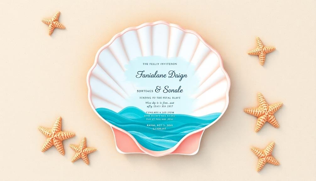 coastal wedding digital designs