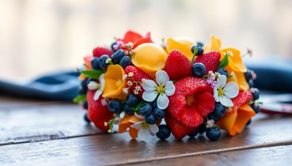 colorful nature inspired headpieces