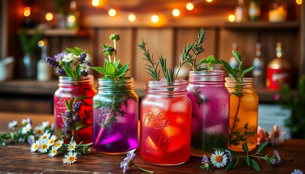 crafted herbal cocktail creations