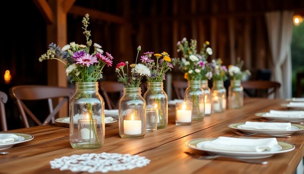 crafty mason jar decor