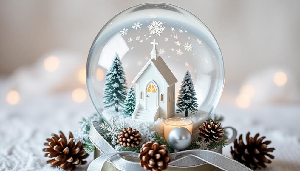 create your own snow globes