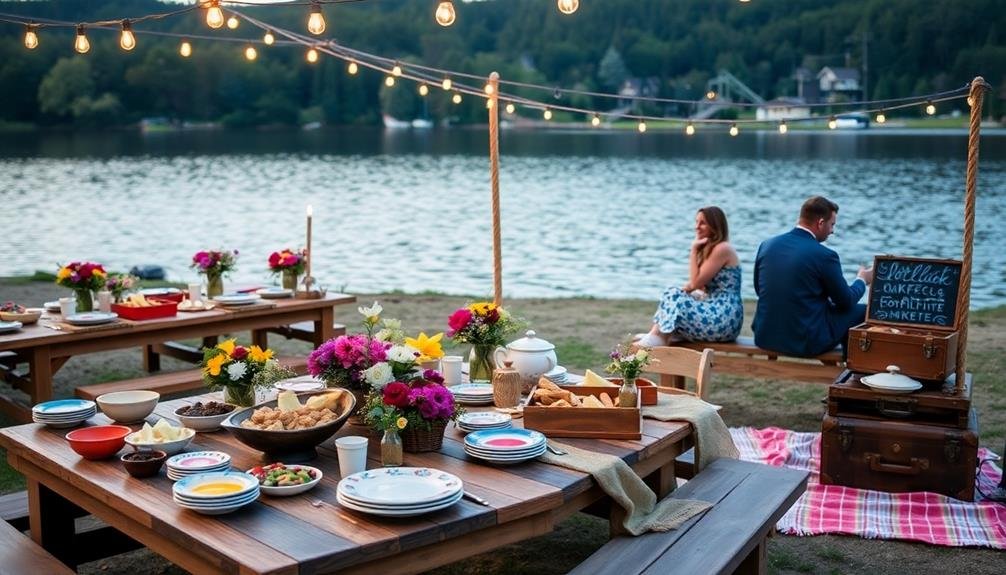 creative dish sharing event
