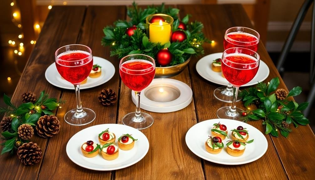 creative holiday dish displays