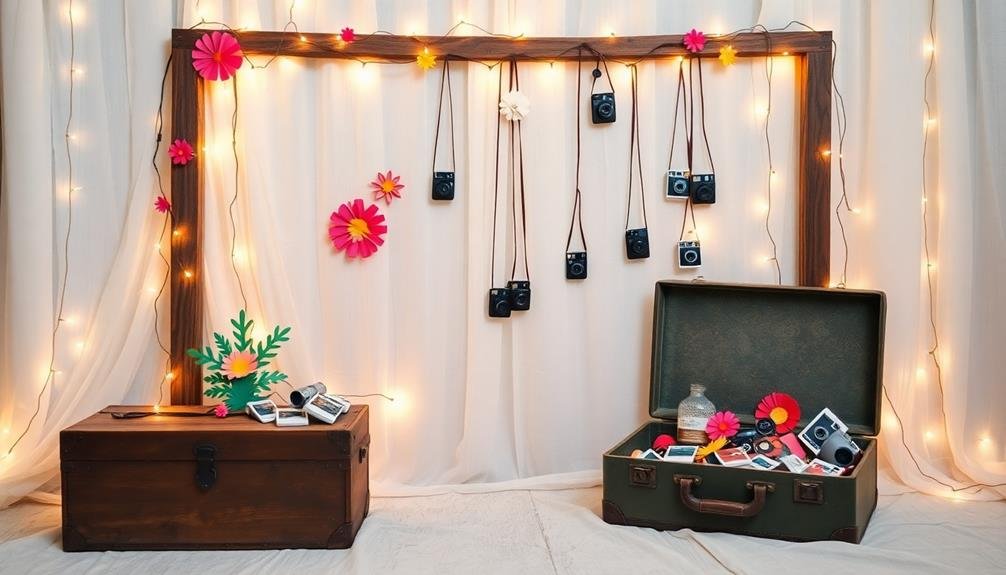 creative homemade photo booth