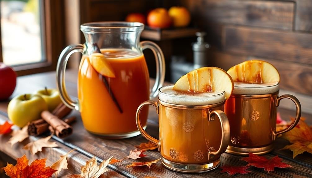 crisp autumn apple drinks