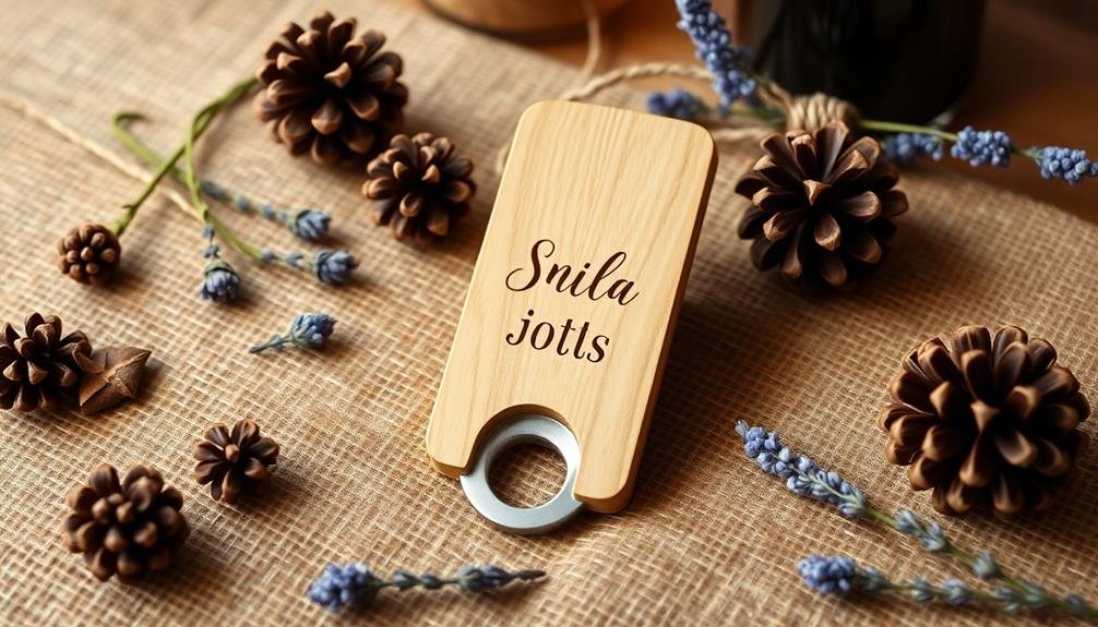 custom engraved rustic openers