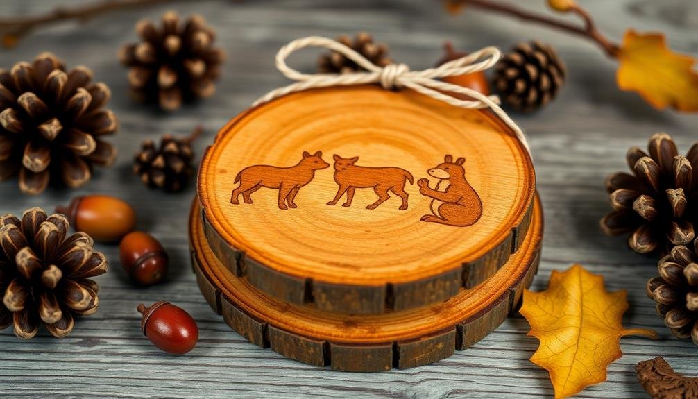 custom engraved wooden coasters