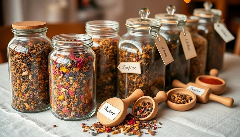 customizable herbal tea mixes