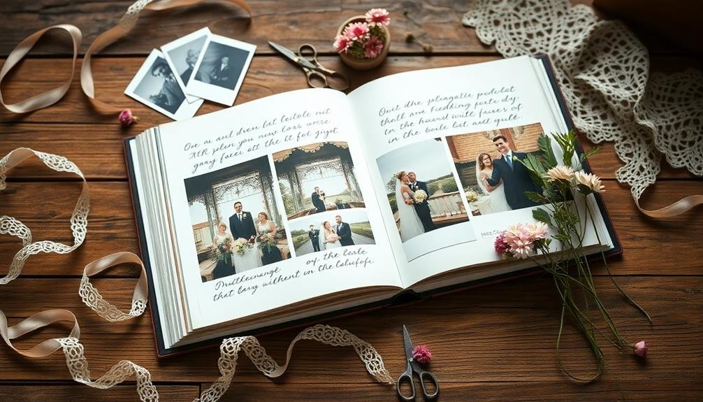 customizable wedding memory book