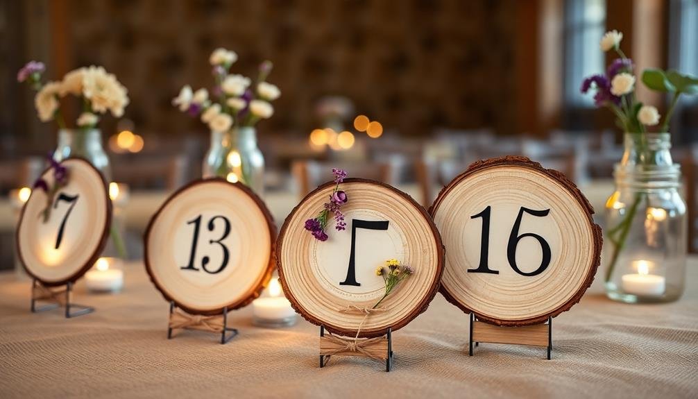 customized table numbering system