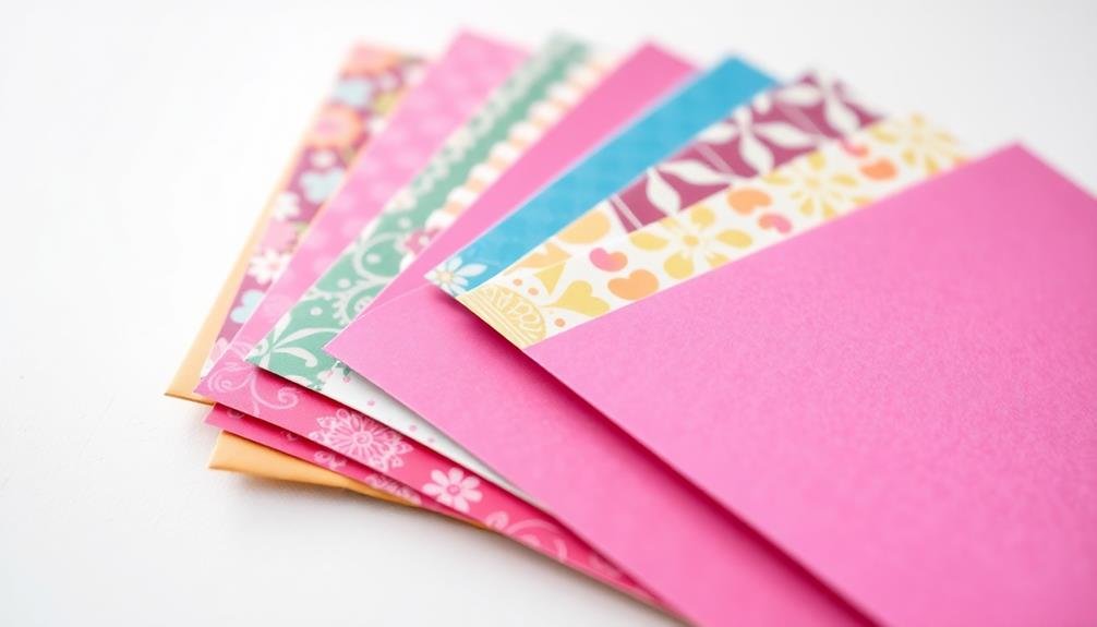 decorative patterned paper envelopes
