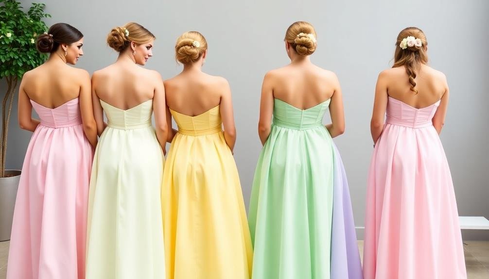 deliciously stylish bridesmaid attire