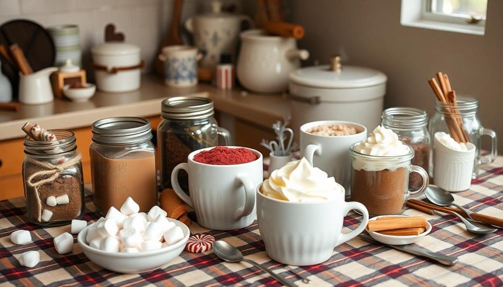 diy hot chocolate station