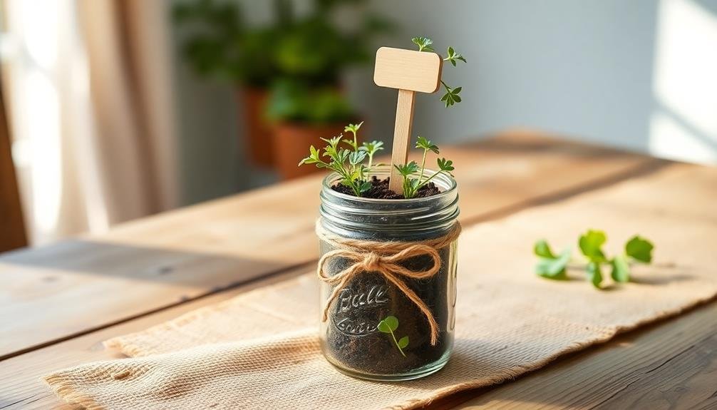 diy mason jar gardens