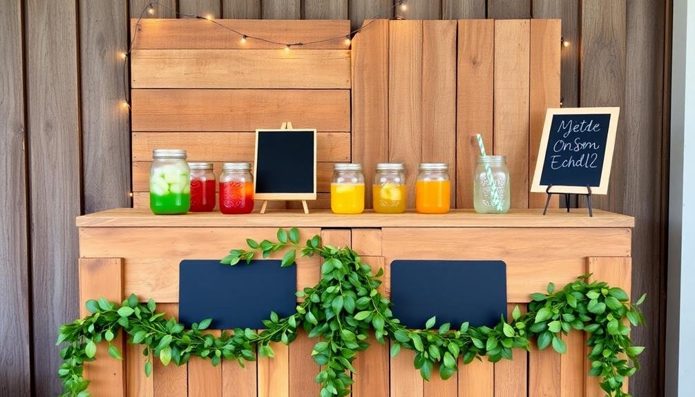 diy pallet wood stand