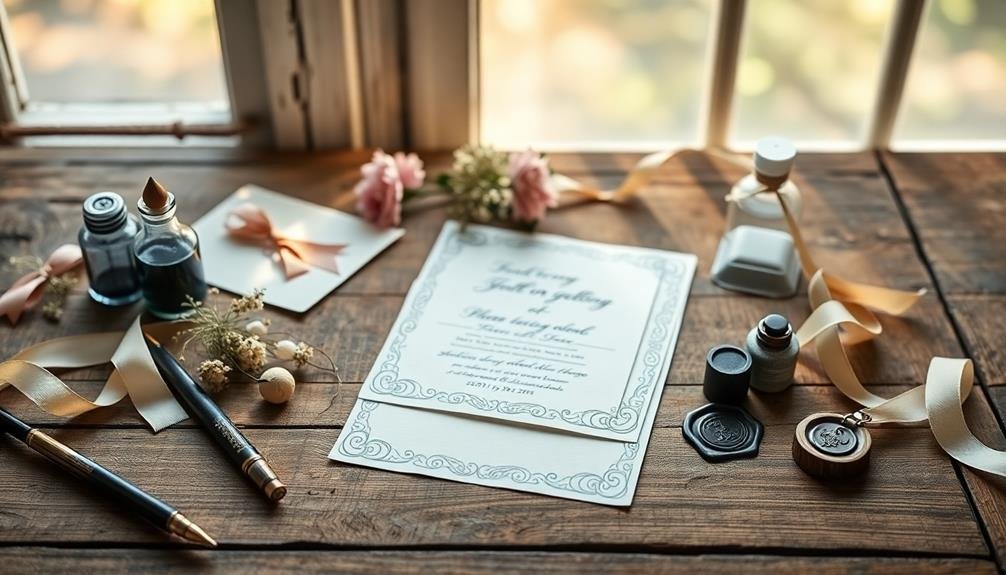 diy stunning wedding invitations