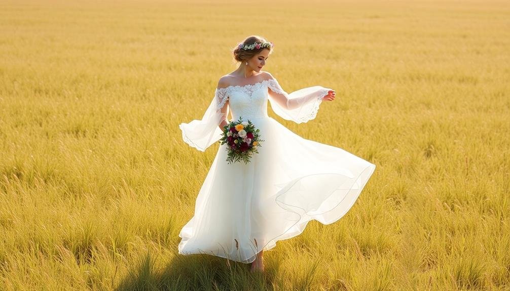 elegant off shoulder dress