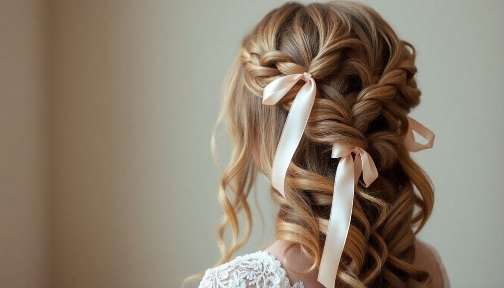 elegant silk hair accessories
