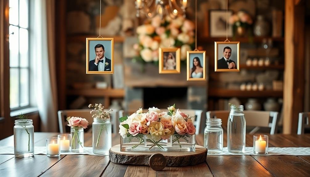 elegant suspended table decor