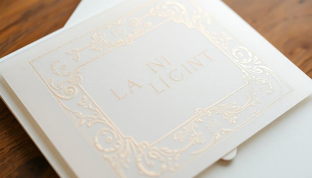 elegant vellum overlay designs