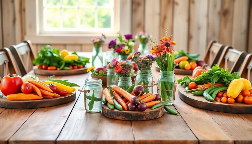 fresh local produce display