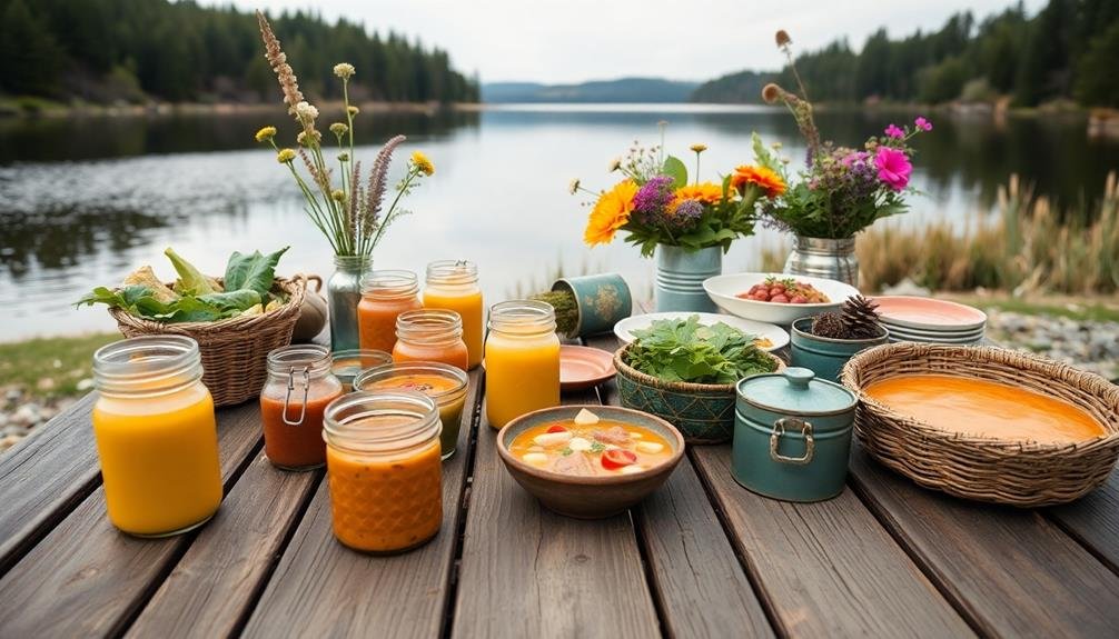 fresh seasonal soup selection
