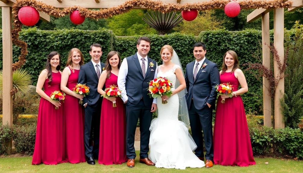harmonizing wedding color palette