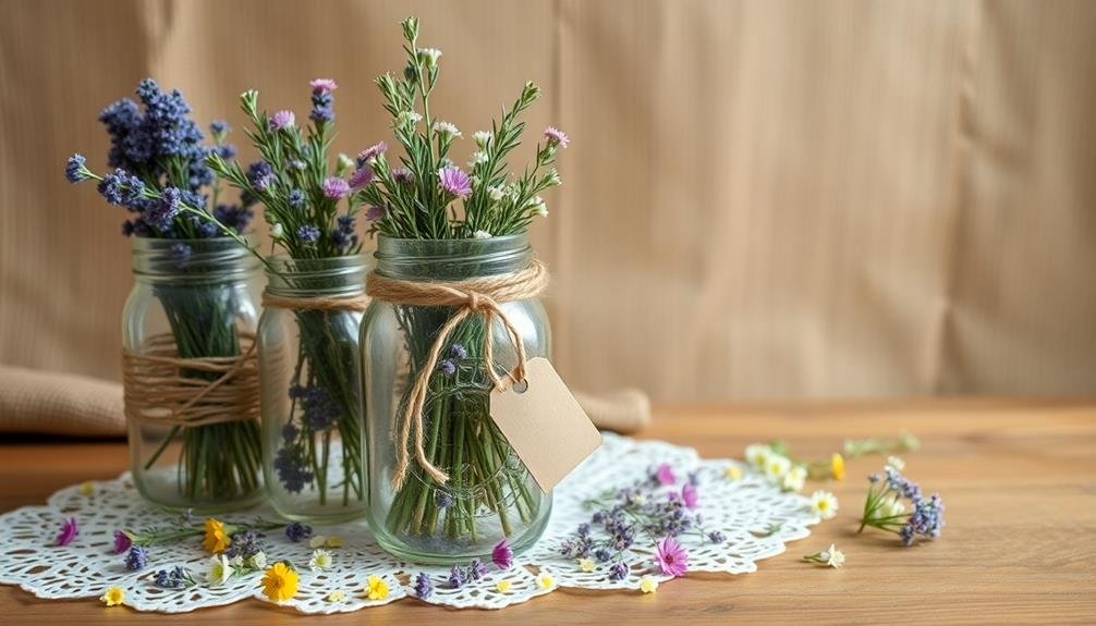 herbal arrangements for decoration