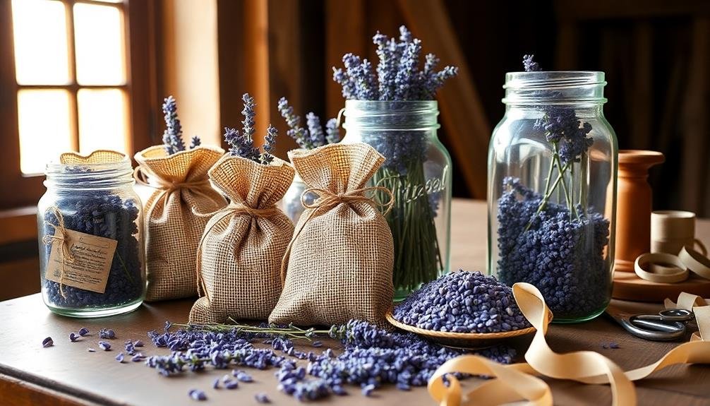 homemade lavender fragrance bags