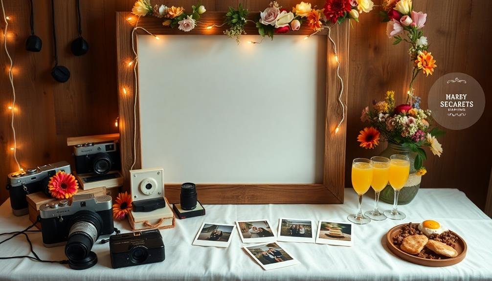 homemade photography station setup